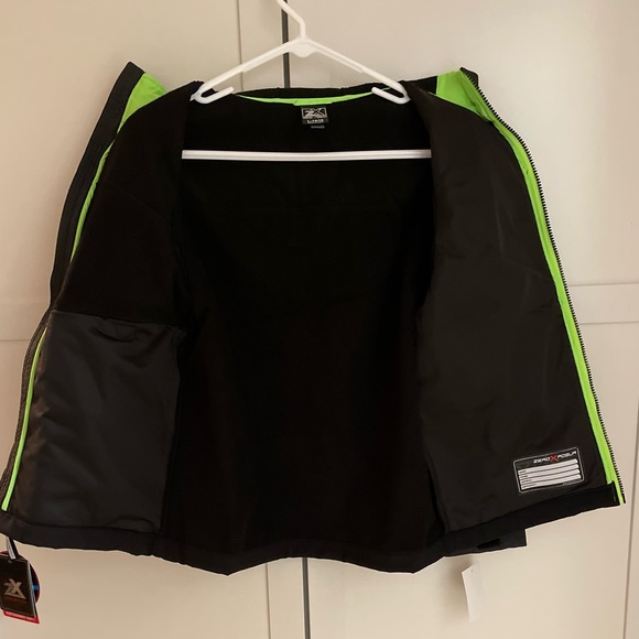 Boys ZeroXposur Soft Shell Jacket Hood reflective, water resistant, lined L14/16 - Picture 4 of 15